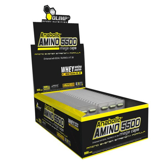 OLIMP Anabolic Amino 5500 Mega Caps aminokwasy 30 kapsułek