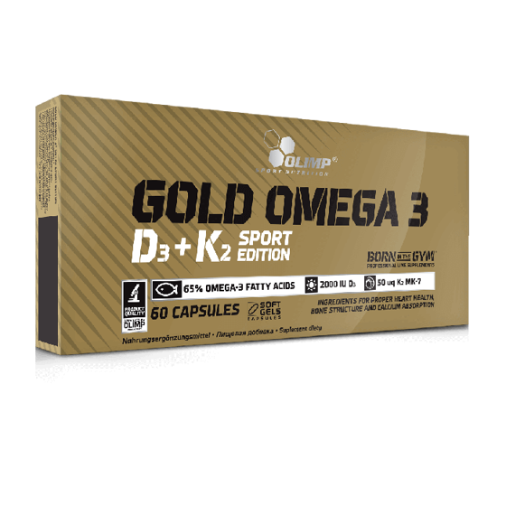 Olimp Gold Omega 3 D3 + K2 Sport Edition 60 kaps